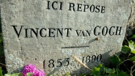 La tombe de Vincent van Gogh dans le cimetière d&#039;Auvers-sur-Oise
 (Wilfried Louvet / AFP)