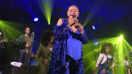 Calypso Rose ici l'année dernière à Solidays.
 (SADAKA EDMOND/SIPA)