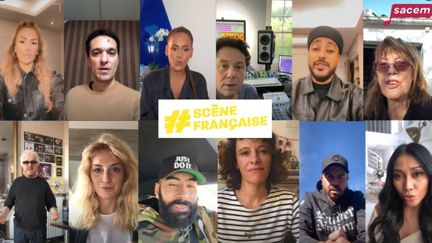 Photo publiée sur le compte twitter de la Sacem qui s'alarme de la situation des artistes, qui s'expriment sur les réseaux sociaux ses réseaux (CAPTURE D'ÉCRAN)