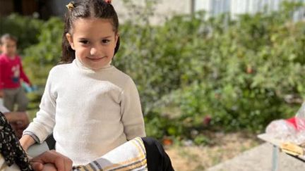 Hind Rajab, 6, was found dead in a car in northern Gaza on February 10.  (AFP PHOTO / FAMILY HANDOUT)