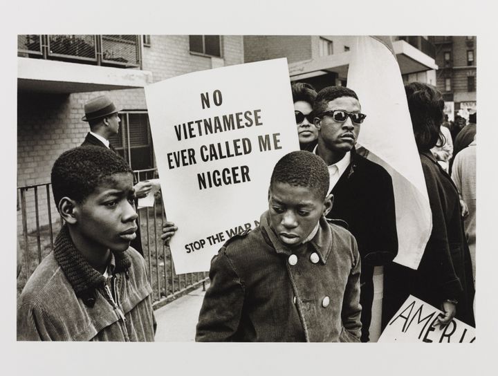 Harlem Peace March, 1967.
 (Builder Levy - Victoria &amp; Albert Museum de Londres)