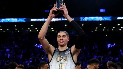 Zach LaVine est l'homme du match. (ELSA / GETTY IMAGES NORTH AMERICA)