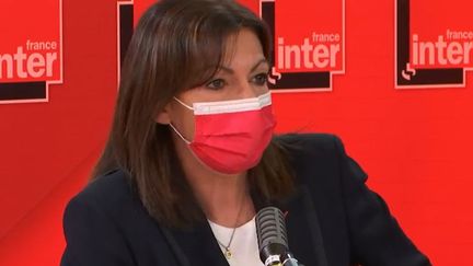 Anne Hidalgo sur France Inter, le 13 janvier 2022. (FRANCEINTER / RADIO FRANCE)