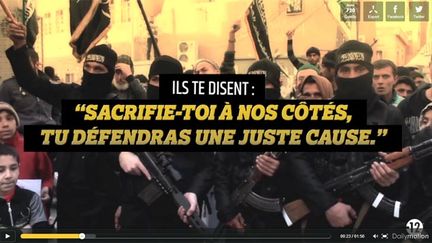 &nbsp; (Extrait de la vidéo choc du gouvernement pour lutter contre le djihadisme © Ministère de l'Intérieur)