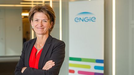 Isabelle Kocher, patronne d'Engie, à Bruxelles (Belgique), le 3 octobre 2019.&nbsp; (JONAS ROOSENS / BELGA MAG)