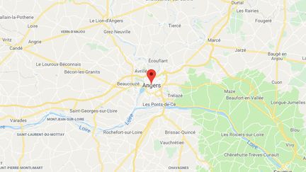 La ville d'Angers, dans le Maine-et-Loire. (GOOGLE MAPS)