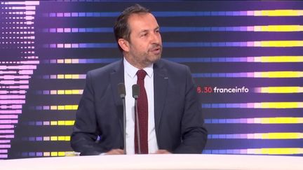 Le député Rassemblement national du Nord et vice-président de l'Assemblée nationale, sur franceinfo samedi 15 octobre 2022. (FRANCEINFO / RADIO FRANCE)