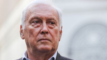 Le président du Conseil scientifique, Jean-François Delfraissy, à Paris, le 13 mars 2020. (LUDOVIC MARIN / POOL / AFP)