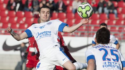 Benjamin Corgnet, à l'image de son équipe, à vécu un match difficile contre Rennes