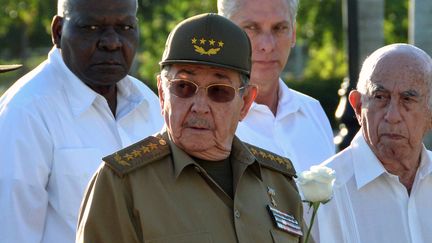 Le chef de l'Etat cubain, Raul Castro, le 4 décembre 2017 à Santiago de Cuba. (MARCELINO VAZQUEZ / ACN)