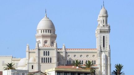 La basilique de Saint-Augustin à Annaba, dans l'est de l'Algérie a été inaugurée le 19 octobre 2013, au terme d'un chantier de plus de deux ans et demi
 (FAROUK BATICHE / AFP)