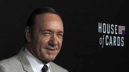 L'acteur Kevin Spacey, qui incarne Frank Underwood dans la série "House of Cards", le 14 février 2014 à Los Angeles (Etats-Unis). (FS2 / WENN.COM / SIPA)