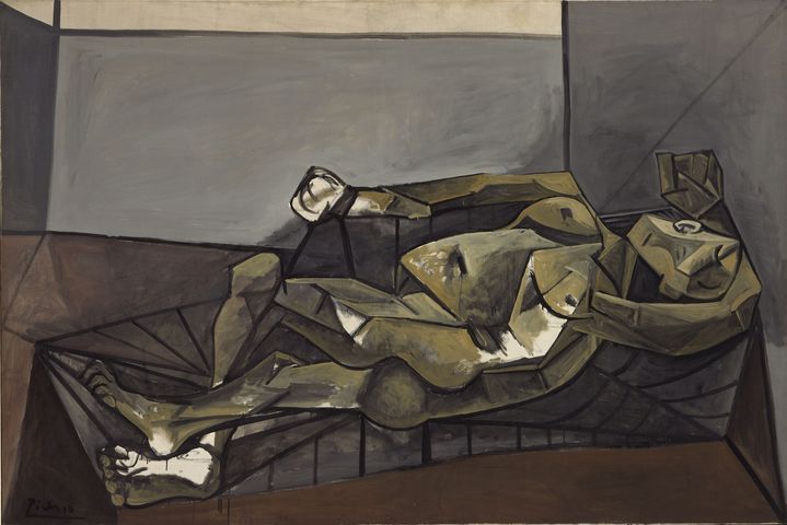 Pablo Picasso, "Grand nu couché", 1942. (BPK / NATIONAL GALERIE SMB MUSEUM BERGGRUEN / JENS ZIEHE / SUCCESSION PICASSO 2024)