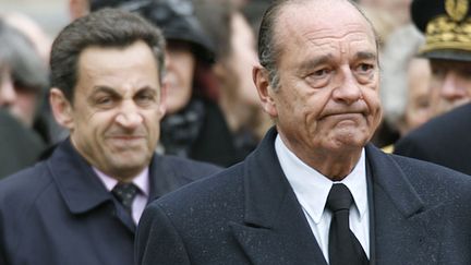 CHIRAC 2 Soutien fid&egrave;le de Jacques Chirac au d&eacute;but de son engagement politique, Nicolas Sarkozy d&eacute;cide en 1995 de lui pr&eacute;f&eacute;rer Edouard Balladur. La relation entre les deux hommes s'en trouvera &agrave; jamais compromise. Il lui succ&egrave;dera &agrave; la pr&eacute;sidence de la France en 2007. (CHARLES PLATIAU / REUTERS)