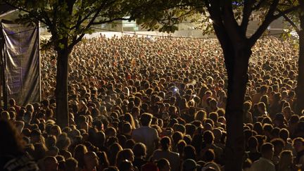 Le public était réuni ce mercredi 23 août 2023 au Domaine National de Saint-Cloud pour la 20e édition du festival Rock en Seine. (SADAKA EDMOND/SIPA / SIPA)