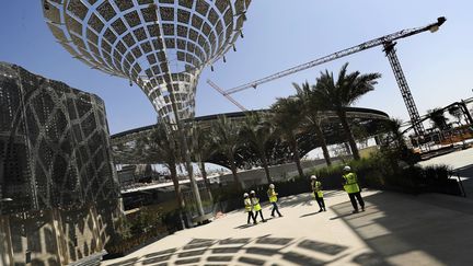 Chantier du site de l'Exposition Universelle 2020 à Dubaï, août 2019 (KAMRAN JEBREILI/AP/SIPA / SIPA)