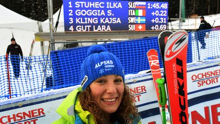 La Slovène Ilka Stuhec (MARK RALSTON / AFP)