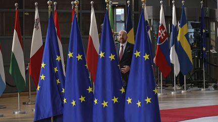 Le président du Conseil européen, Charles Michel, à Bruxelles (Belgique), le 15 décembre 2022. (NICOLAS ECONOMOU / NURPHOTO / AFP)