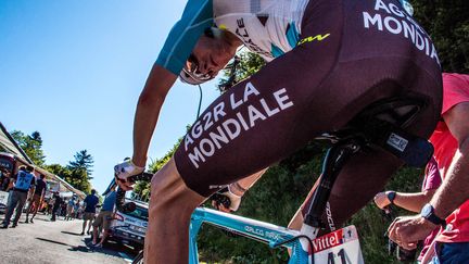 Romain Bardet, à l'arrivée. (PICASA)