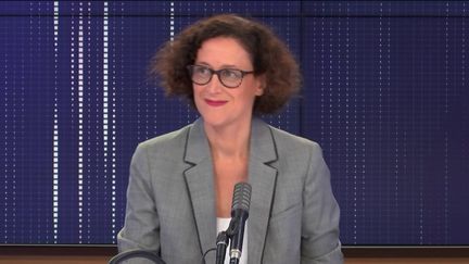 Emmanuelle Wargon, ministre déléguée chargée du Logement était l'invité du "8h30 franceinfo", samedi 5 septembre 2020. (FRANCEINFO / RADIOFRANCE)