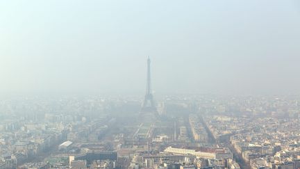 Paris, le 18 mars 2015, jour de pic de pollution, selon Airparif. (  MAXPPP)