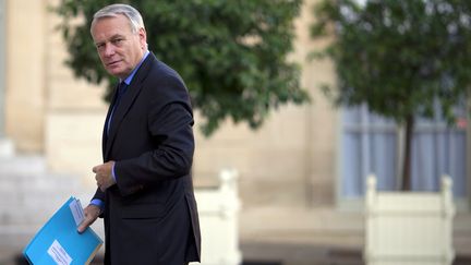 Le Premier ministre, Jean-Marc Ayrault, au palais de l'Elys&eacute;e, &agrave; Paris, le 22 octobre 2012. (JOEL SAGET / AFP)