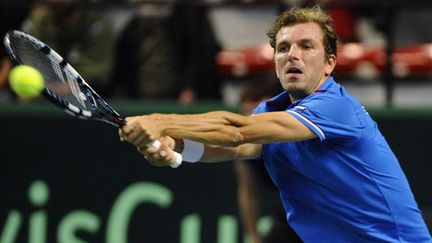 Julien Benneteau défait par Tobias Kamke (JEAN-CHRISTOPHE VERHAEGEN / AFP)