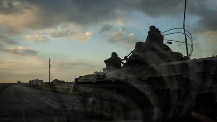 A Ukrainian tank in the Ukrainian region of Donetsk, near Pokrovsk, September 10, 2024. (PATRYK JARACZ / ANADOLU / AFP)