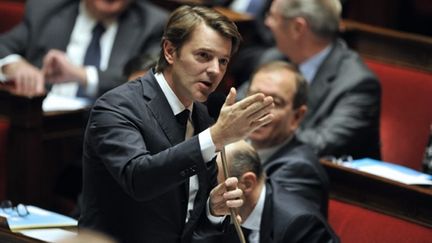 Le ministre du Budget et porte-parole du gouvernement François Baroin à l'Assemblée, le 23 novembre 2010. (AFP - Boris Horvat)