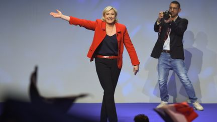 Présidentielle : meeting de Marine Le Pen au Zénith de Paris