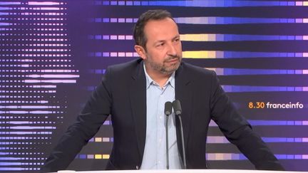 Sébastien Chenu, invité du 8.30 franceinfo du mercredi 24 avril 2024 (FRANCEINFO / RADIOFRANCE)