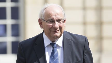 Le s&eacute;nateur-maire de Dunkerque (Nord), Michel Delebarre, dans la cour de l'h&ocirc;tel Matignon, le 16 juillet 2013. (MAXPPP)