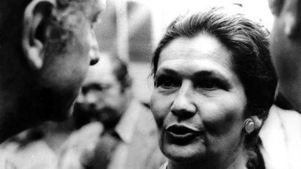 Simone Veil après son élection à la présidence du Parlement européen en juillet 1979 (KEYSTONE PICTURES USA / MAXPPP)