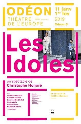 L'affiche de "Les idoles"
 (DR L&#039;Odéon Théâtre de l&#039;Europe)