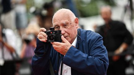 Raymond Depardon le 22 mai 2022 au festival de Cannes (LOIC VENANCE / AFP)