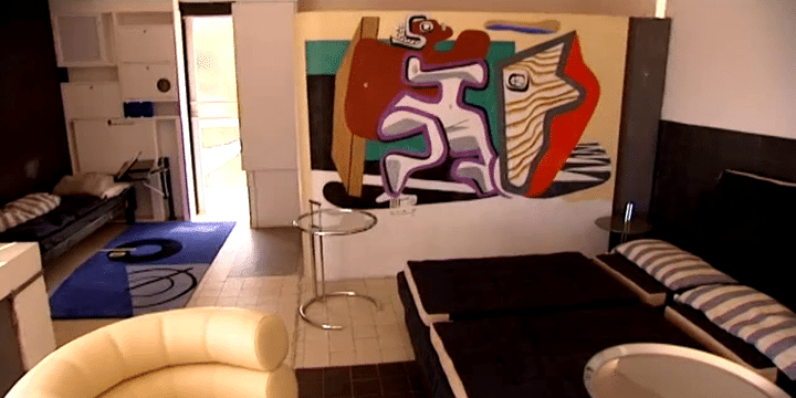 Fresques de Le Corbusier dans la Villa D'Eileen Gray à Roquebrune-Cap-Martin
 (France 3 Culturebox)