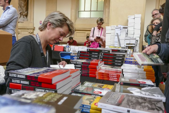 Sandrine Collette en dédicaces - 2017 (© Sandrine Thesillat - Quais du Polar)