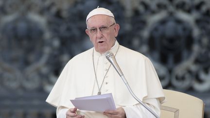 Le pape François au Vatican, le 31 juillet 2018.&nbsp; (MASSIMO VALICCHIA / AFP)