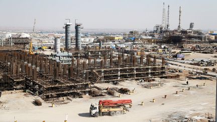 The Isfahan refinery, one of the largest in Iran, in November 2023. (FATEMEH BAHRAMI / ANADOLU / AFP)