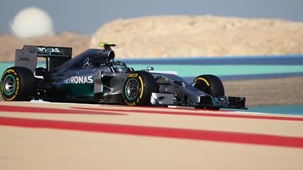 Nico Rosberg (Mercedes) encore impérial lors des qualifications (MARWAN NAAMANI / AFP)