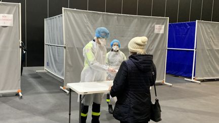 Campagne de dépistage massif Covid-19 à Dunkerque, en février 2021 (EMMANUEL BOUIN / FRANCE-BLEU NORD)