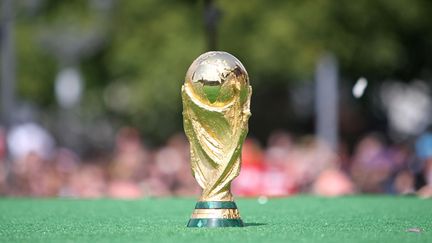 &nbsp; (La coupe du monde présentée à Berlin ce mardi est-elle la vraie ou une simple copie ? © Cathrin Mueller/PIXATHLON/SIPA)