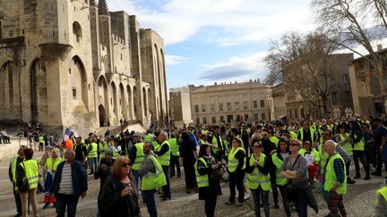 Des "gilets jaunes" protestent à Avignon (Vaucluse), le 9 mars 2019. (MAXPPP)