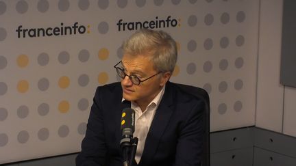 Me. Christophe Lèguevaques était l'invité de franceinfo, le jeudi 8 septembre 2022.&nbsp; (FRANCEINFO / RADIOFRANCE)