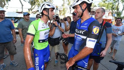 Maximiliano Richeze et Fernando Gaviria. (DE WAELE TIM / TDWSPORT SARL)