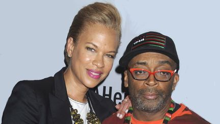 Spike Lee et son épouse Tonya Lewis à New York en août 2015.
 (Dennis Van Tine/Geisler-Fotopres/ MaxPPP)