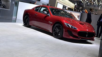 Une Maserati Gran Turismo GT Sport édition spéciale au Salon de Genève 2017.&nbsp; (HAROLD CUNNINGHAM / GETTY IMAGES EUROPE)