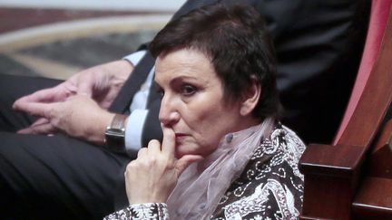 Dominique Bertinotti, la ministre de la Famille, &agrave; l'Assembl&eacute;e nationale, &agrave; Paris, le 17 d&eacute;cembre 2013. (JACQUES DEMARTHON / AFP)