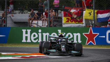 Valtteri Bottas&nbsp;en piste à Monza, le 10 septembre 2021. (JOAO FILIPE / DPPI)