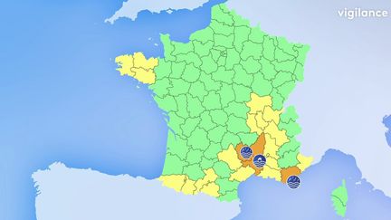 Météo : quatre départements placés en alerte orange pluie et inondation